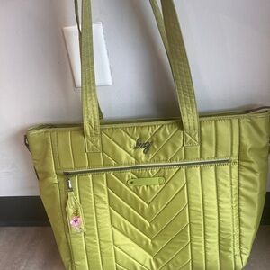 Lug Bag - Lime Green Paddle Carry-All Tote